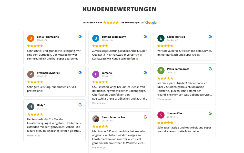 Wordpress Google Bewertungen einbinden